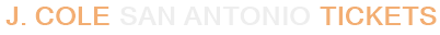 J. Cole San Antonio Tickets